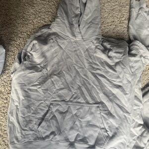 Hollister Light Gray Hoodie